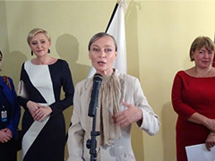 （写真12）ジョージア大統領夫人挨拶