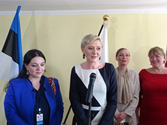 （写真13）ポーランド大統領夫人挨拶