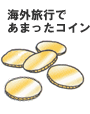 海外旅行であまったコイン