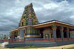 インド人のヒンドゥー教の寺院の写真