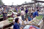 ルアンブラバンの市場の写真