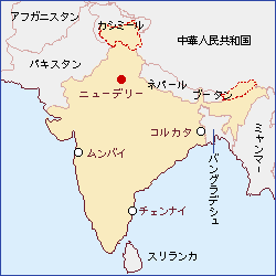 インド地図