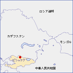 キルギス共和国地図