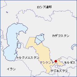 ウズベキスタン地図