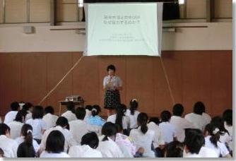 （写真）出前講座の様子