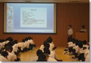 （写真）出前講座の様子