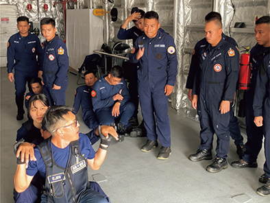 PCGに対して技術指導を実施。