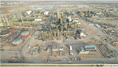 イラクに対する円借款により建設中のバスラ製油所（写真：日揮グローバル株式会社）