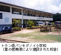 バンモダノイ小学校とトランラングサリット中学校の様子