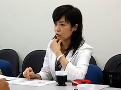 （写真）元国連リベリア派遣団（UNMIL）選挙支援員　鳴海亜紀子氏