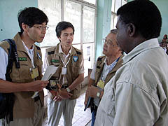（写真）監視活動の様子