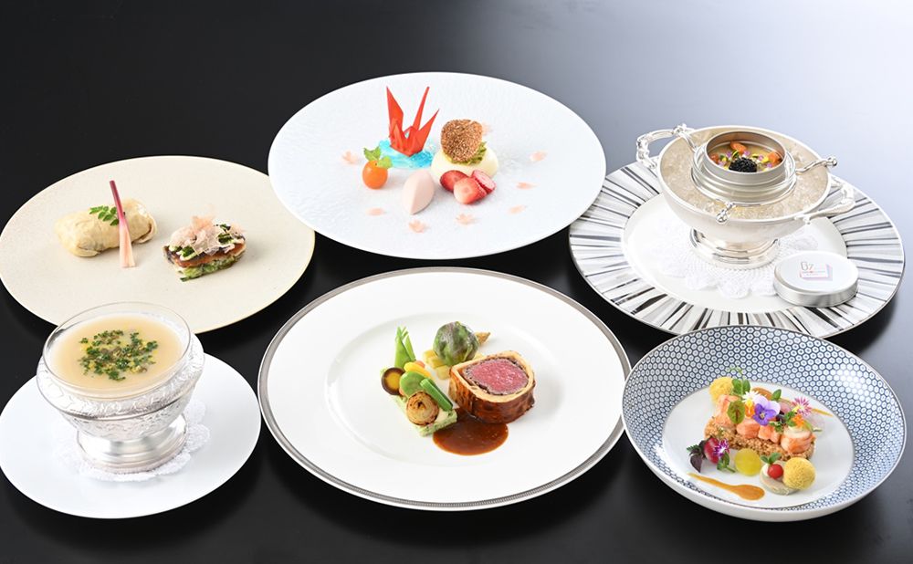 ２日目の社交夕食会料理の写真