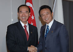 （写真）日本・シンガポール外相会談（概要）