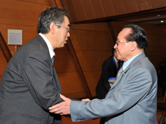 （写真1）日・カンボジア外相会談（概要）