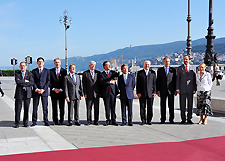 (写真) G8外相会合