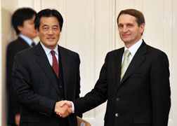 大臣のロシア訪問