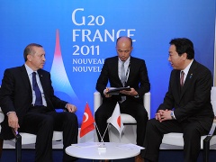写真：日・トルコ首脳会談