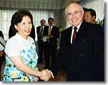 ハワード豪首相の来日
