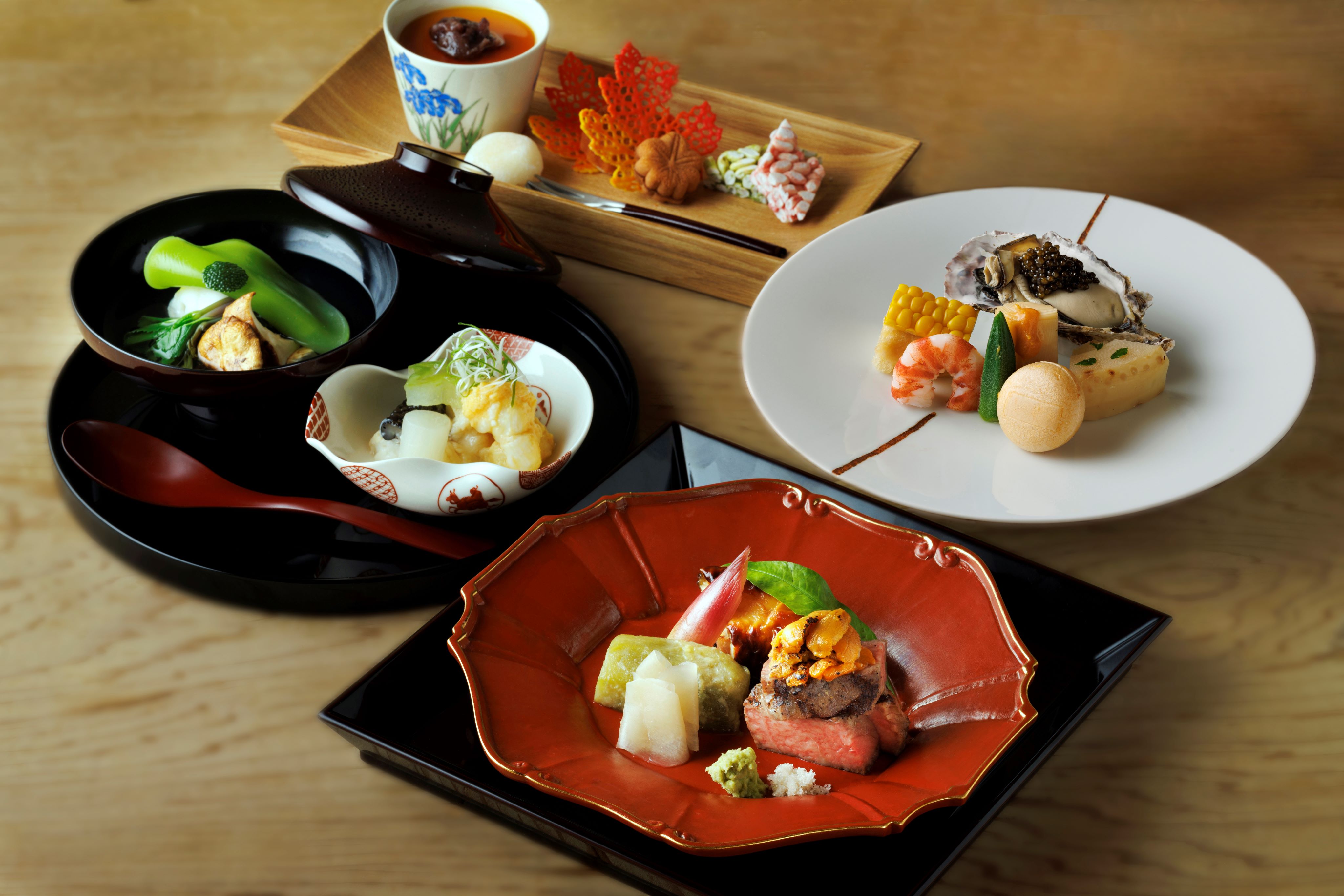 振る舞われた日本料理