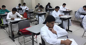 学年集会の様子