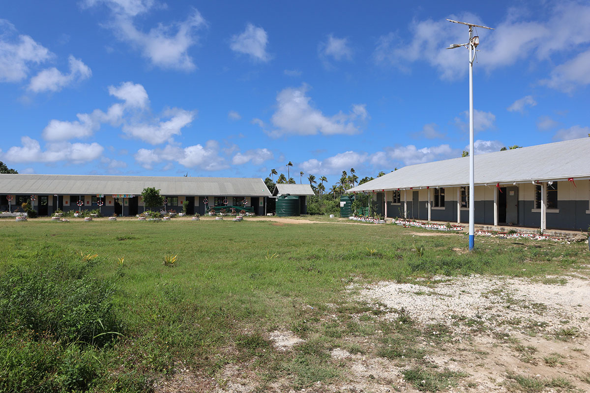 自然豊かな校舎