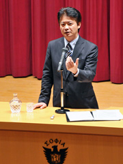 （写真）第19回 ソフィア・ルネッサンス連続講演会
玄葉外務大臣講演「これからの日本外交」-2