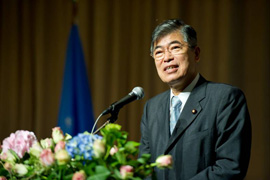 （写真）アフリカ・デー・シンポジウム「アフリカの開発：ハードインフラ，地域統合，そして日本の役割」1