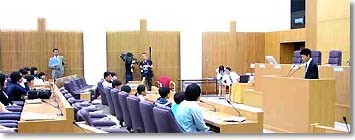 ODAのビデオ放映の様子