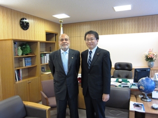 （写真）ラミロ・ロペス・ダ・シルバ国連世界食糧計画（WFP）事務局次長による山花外務大臣政務官表敬