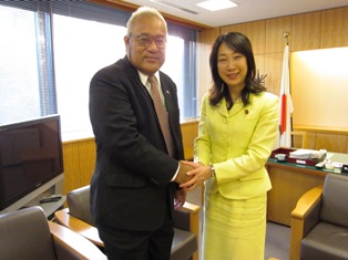 (写真)ミクロネシアとの二国間会談