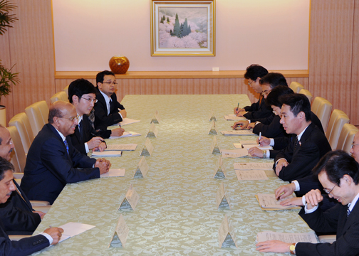 Japan-Yemen Foreign Ministers’ Meeting (Photo)
