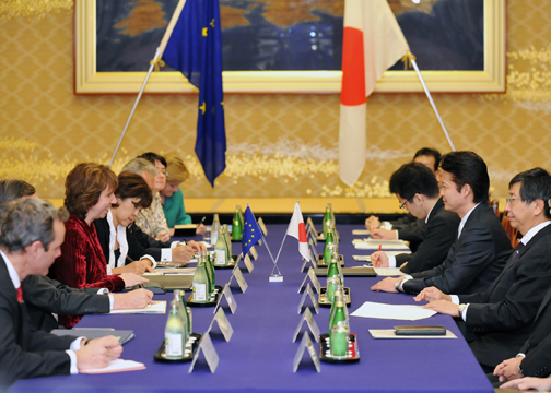 (写真)日EU外相協議及びワーキング・ディナー-2