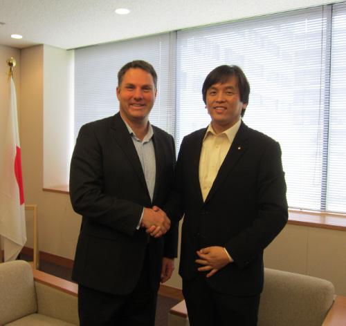 （写真）中野外務大臣政務官のマールス・オーストラリア外務政務次官との会談