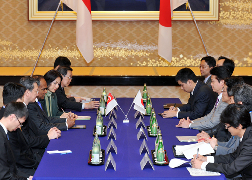 （写真）日・シンガポール外相会談（概要）-2