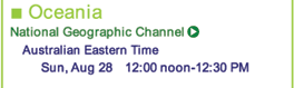 Oceania: National Geographic Channel