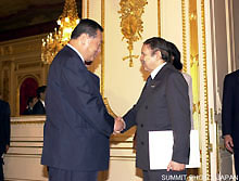 Exchange of views with leaders of non-G8 governments（discussions among leaders)