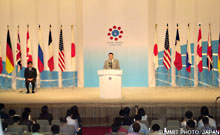 Presidency Press Conference (International Media Center in Nago City)