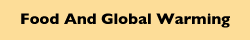 Food And Global Warming