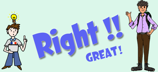 Right!! GREAT!