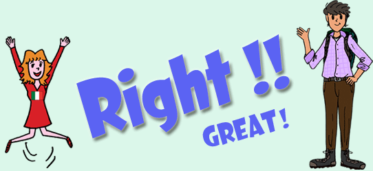 Right!! GREAT!