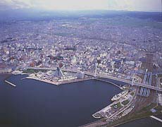 The center of Aomori City