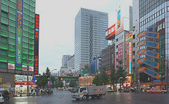Akihabara, the center for electric and animation-related items