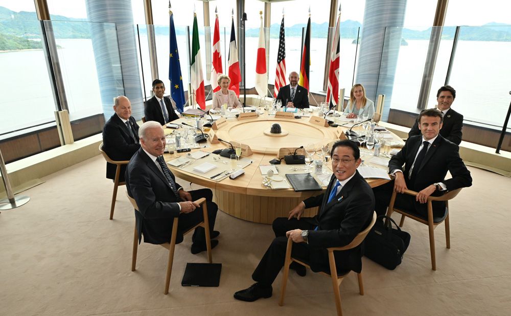 G7 Leaders during Session 1