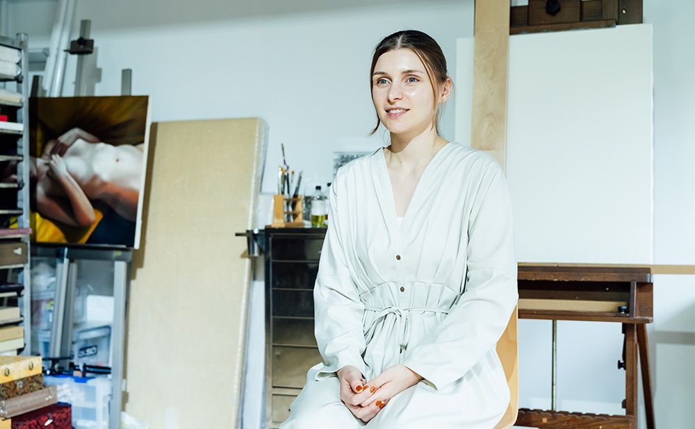 Adeline talking about an impressive event