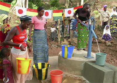 A photo of water well in Dongol Village (Guinea)