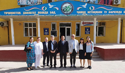 A photo at Kushoniyon Central District Hospital in Khatlon Region