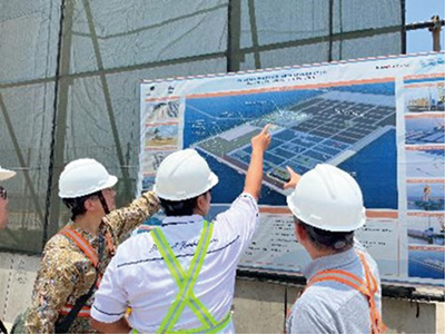 A photo of the Patimban Port Development Project (Photo: Evaluation Team)
