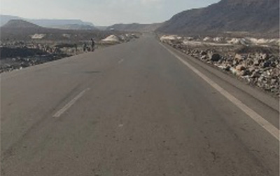 A photo of National Road 1 (RN1) (Photo: Evaluation Team)