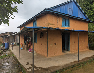 A photo of Houses reconstructed with Japan’s assistance (Photo: Evaluation Team)