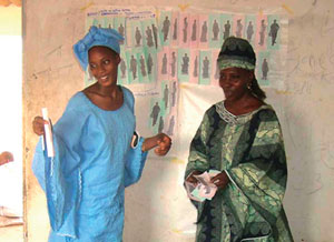 Women of water management cooperative (Photo: JICA)